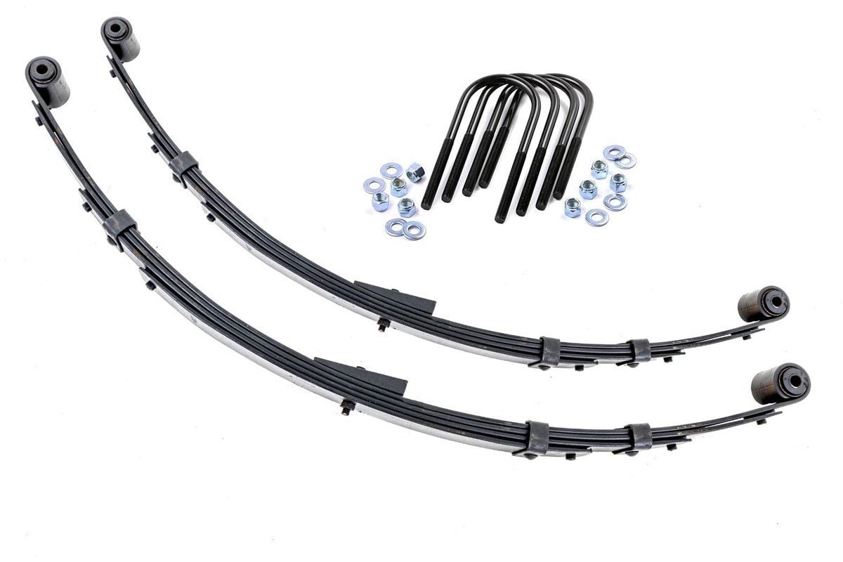 Jeep Wrangler Rear Leaf Springs - Rough Country - 4